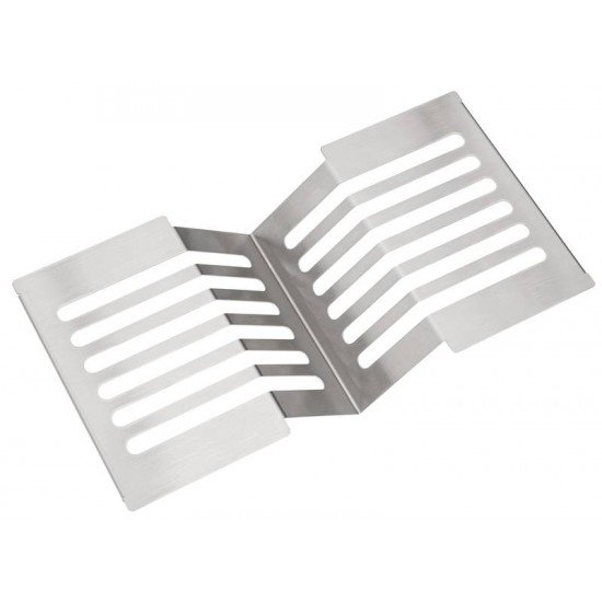 ESCORREDOR DE PRATOS EM ACO INOX SCOTCH BRITE PARA SOBREPOR NA CALHA UMIDA 30X16 CM TRAMONTINA