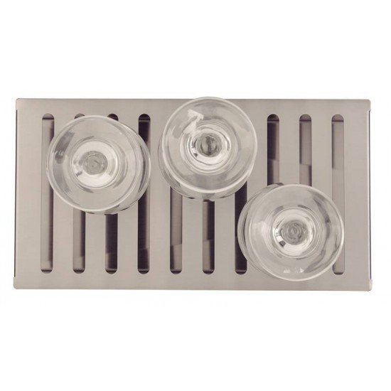 ESCORREDOR EM AÇO INOX ACABAMENTO SCOTCH BRITE PARA USO NO CANAL ORGANIZADOR TRAMONTINA