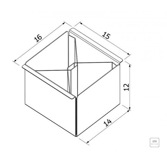 PORTA TALHERES EM AÇO INOX ACABAMENTO SCOTCH BRITE PARA USO NO CANAL ORGANIZADOR TRAMONTINA