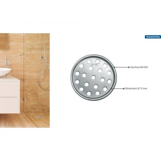 KIT 12 UNI RALO REDONDO ACO INOX 150MM AC TRAMONTINA