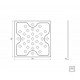 RALO QUADRADO ACO INOX304 150X150MM TRAMONTINA