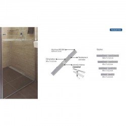 RALO LINEAR TRAMONTINA EM ACO INOX 80X7CM
