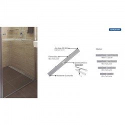 RALO LINEAR TRAMONTINA EM ACO INOX 90X7CM