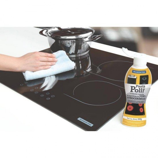 PASTA PARA POLIMENTO E REMOCAO DE MANCHAS EM VIDRO E VITROCERAMICO TRAMONTINA 200 G