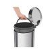 LIXEIRA INOX COM PEDAL TRAMONTINA COM ACABAMENTO POLIDO E BALDE INTERNO REMOVIVEL 20L BRASIL
