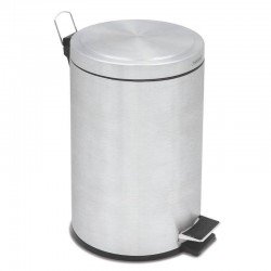 LIXEIRA INOX COM PEDAL TRAMONTINA ACABAMENTO SCOTCH BRITE E BALDE INTERNO REMOVIVEL 5 L BRASIL PLUS