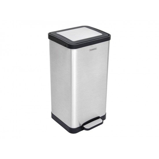 LIXEIRA INOX COM PEDAL QUADRATTA 15L TRAMONTINA