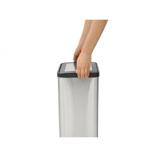 LIXEIRA INOX COM PEDAL QUADRATTA 15L TRAMONTINA