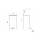 LIXEIRA INOX COM PEDAL QUADRATTA 15L TRAMONTINA