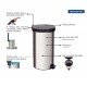 LIXEIRA NEW INOX COM PEDAL E ACABAMENTO POLIDO 20 LITROS TRAMONTINA