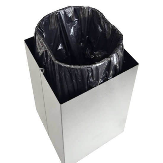 LIXEIRA INOX LUZ SLIM TRAMONTINA COM ACABAMENTO SCOTCH BRITE 5,5 L
