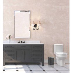 LIXEIRA UTIL EM ACO INOX POLIDO COM REVESTIMENTO BLACK 5 L TRAMONTINA