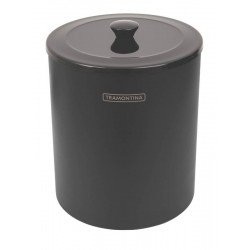 LIXEIRA UTIL BLACK MIX COM BALDE DE PLASTICO 5L TRAMONTINA