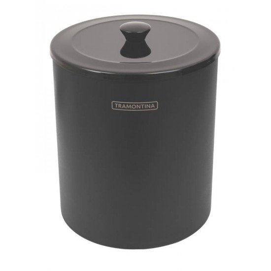 LIXEIRA UTIL BLACK MIX COM BALDE DE PLASTICO 5L TRAMONTINA