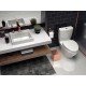 LIXEIRA TRAMONTINA LUZ EM INOX COM ACABAMENTO SCOTCH BRITE E REVESTIMENTO ROSE GOLD A BASE DE VERNIZ COM 4,5 L