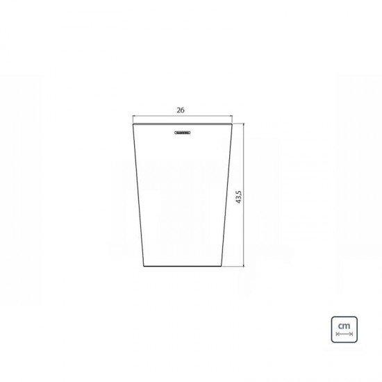 CACHEPO TRAMONTINA EM ACO INOX COM ACABAMENTO SCOTCH BRITE 20KG