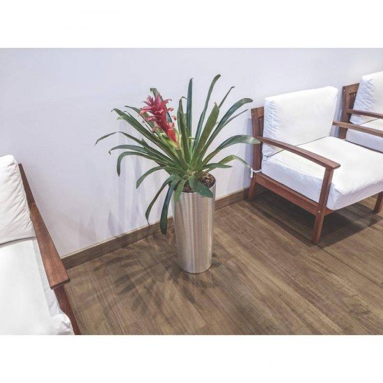 CACHEPO TRAMONTINA EM ACO INOX COM ACABAMENTO SCOTCH BRITE 20KG