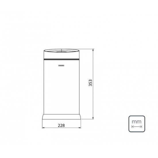LIXEIRA TRAMONTINA SMART AUTOMÁTICA COM SENSOR EM AÇO INOX COM ACABAMENTO SCOTCH BRITE 6 L