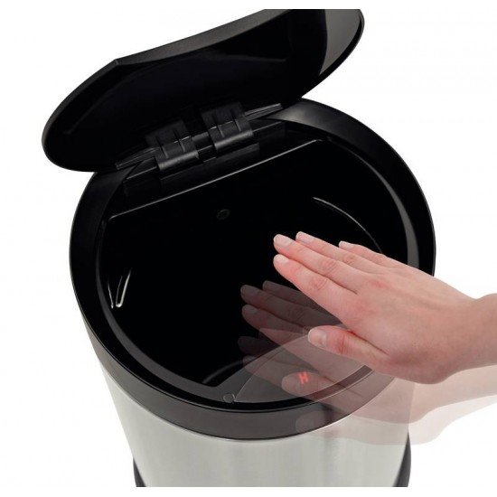 LIXEIRA TRAMONTINA SMART AUTOMÁTICA COM SENSOR EM AÇO INOX COM ACABAMENTO SCOTCH BRITE 6 L