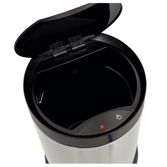 LIXEIRA TRAMONTINA SMART AUTOMÁTICA COM SENSOR EM AÇO INOX COM ACABAMENTO SCOTCH BRITE 6 L