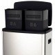 LIXEIRA TRAMONTINA OCTOS EM AÇO INOX COM 02 BALDES REMOVÍVEIS E PEDAL 15 L + 15 L