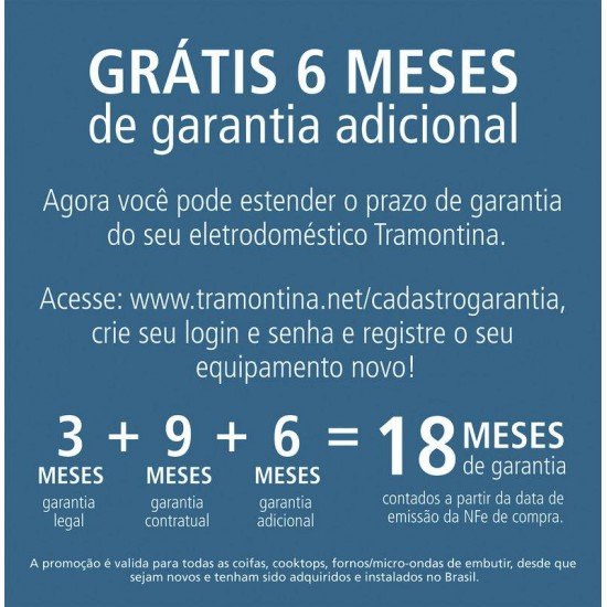 COOKTOP A GAS TRAMONTINA DOMINO 2GX HE SAFESTOP 30 EM ACO INOX