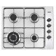 COOKTOP INOX SQUARE 4GX TRI 60 TRAMONTINA