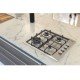 COOKTOP A GAS TRAMONTINA SQUARE 4 GX HE SAFESTOP 60 EM ACO INOX