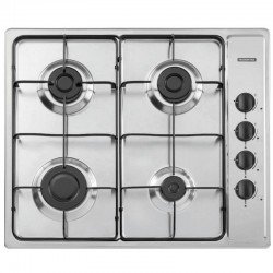 FOGAO COOKTOP TRAMONTINA INOX BRASIL A GAS 4 BOCAS 4GX 60