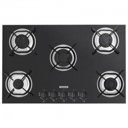 FOGAO COOKTOP TRAMONTINA GLASS BRASIL VIDRO 5 BOCAS 5GG 70