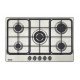 COOKTOP A GAS PENTA FF 5GX TRIPLA CHAMA 75 EM AÇO INOX 5 QUEIMADORES TRAMONTINA
