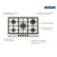 COOKTOP A GAS PENTA FF 5GX TRIPLA CHAMA 75 EM AÇO INOX 5 QUEIMADORES TRAMONTINA
