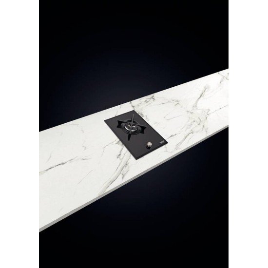 COOKTOP A GAS EM VIDRO TEMPERADO PRETO COM TREMPES EM FERRO FUNDIDO E ACENDIMENTO AUT. TRAMONTINA