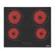 COOKTOP ELETRICO NEW SQUARE VITROCERÂMICO COM 4 AREAS DE AQUECIMENTO E COMANDO TOUCH TRAMONTINA