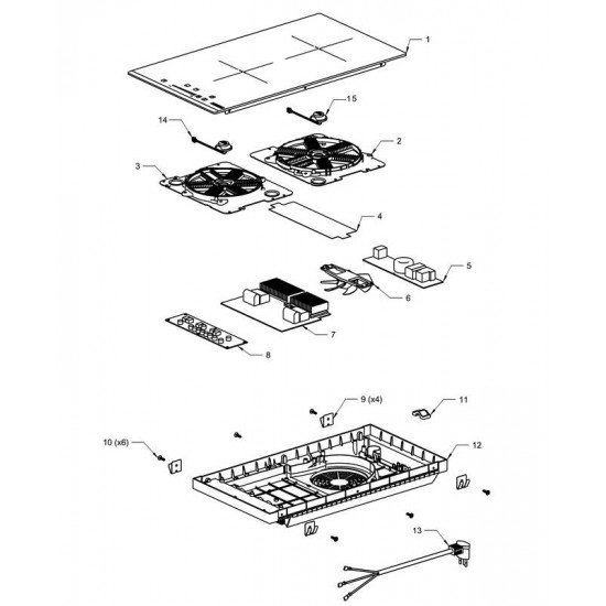 COOKTOP POR INDUÇÃO DOMINÓ SLIDER 2EI 30 COM 2 AREAS COMANDO TOUCH TRAMONTINA