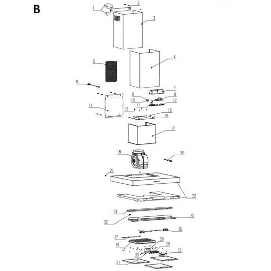 COIFA DE PAREDE DRITTA BLACK 90 EM AÇO INOX PRETA 90CM TRAMONTINA 220V