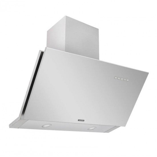 COIFA DE PAREDE TRAMONTINA ANGLE IX EM ACO INOX 90 CM 220V