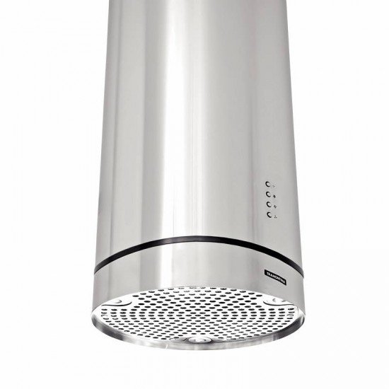 COIFA DE ILHA TRAMONTINA INOX TUBE  ISLA 35 CM