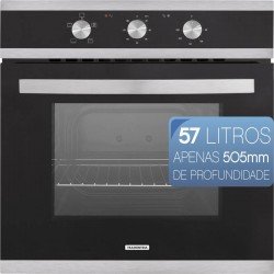 FORNO ELETRICO DE EMBUTIR TRAMONTINA GLASS BRASIL B 60 F3 220V