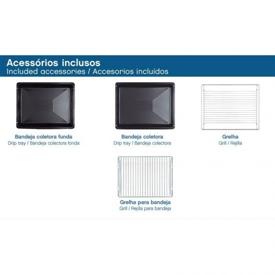 FORNO ELETRICO TRAMONTINA SLIM TOUCH 60 F12 220V