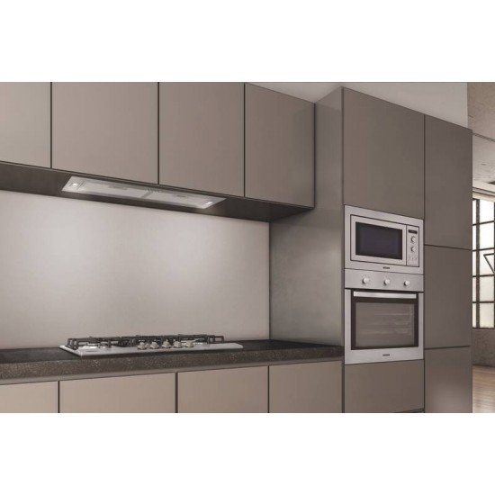 MICRO ONDAS DE EMBUTIR INOX 60 25 L EM ACO INOX COM ACABAMENTO SCOTCH BRITE 8 FUNCOES TRAMONTINA