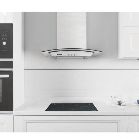 COIFA DE PAREDE TRAMONTINA EM AÇO INOX NEW VETRO 60