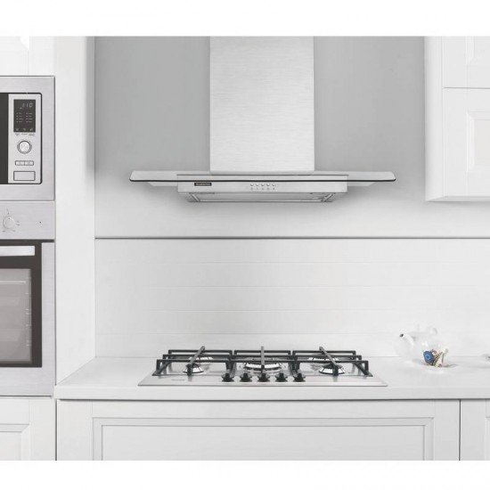 COIFA DE PAREDE TRAMONTINA EM AÇO INOX NEW VETRO FLEX 75