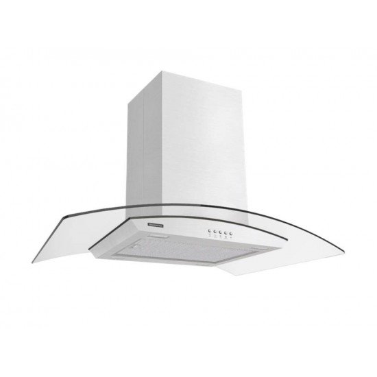 COIFA INOX NEW VETRO ISLA 90 TRAMONTINA