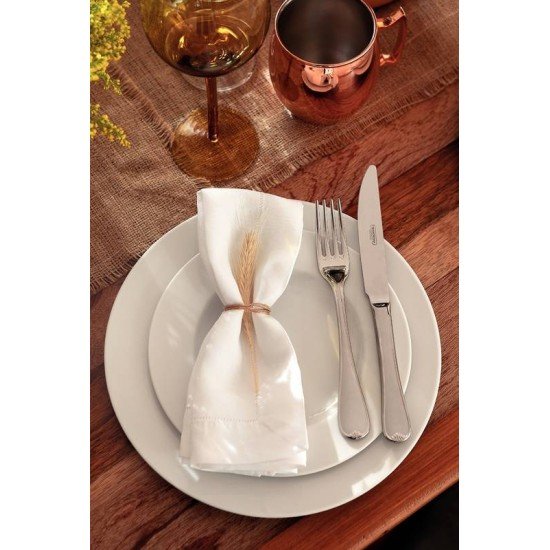 PRATO SOBREMESA TRAMONTINA MARIA AUGUSTA EM PORCELANA 21 CM