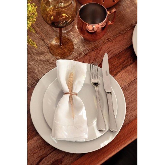 JOGO DE PRATOS TRAMONTINA MARIA AUGUSTA EM PORCELANA 12 PEÇAS