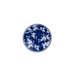 PRATO SOBREMESA TRAMONTINA UMEKO EM PORCELANA DECORADA 21 CM