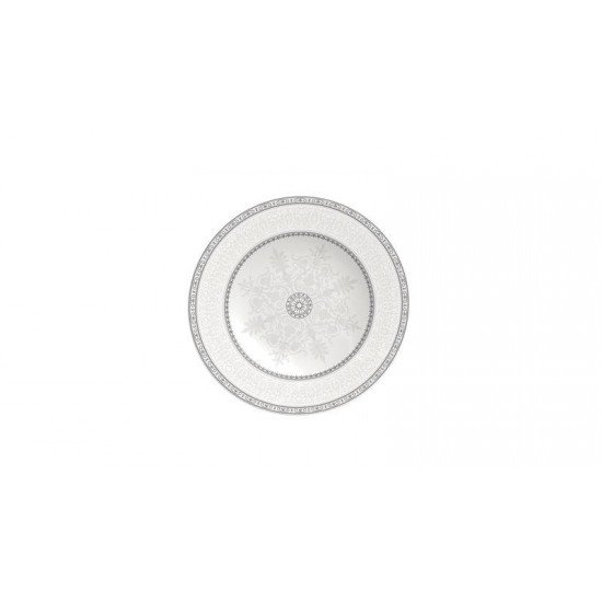 PRATO SOBREMESA TRAMONTINA GABRIELLE EM PORCELANA DECORADA 21 CM