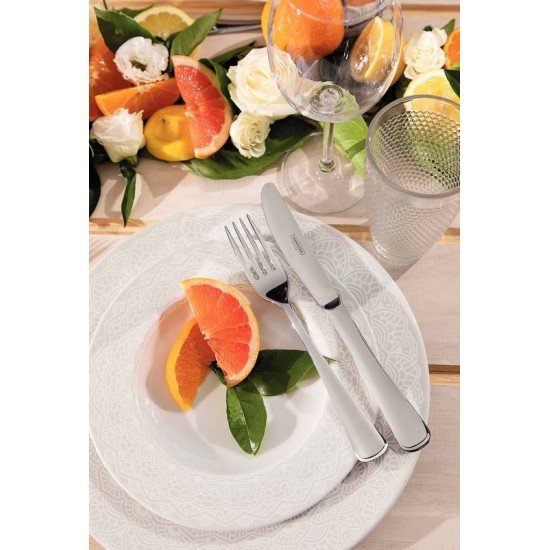 PRATO SOBREMESA TRAMONTINA ALÍCIA EM PORCELANA DECORADA 21 CM