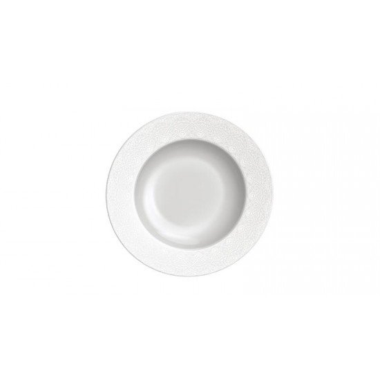 PRATO FUNDO TRAMONTINA ALÍCIA EM PORCELANA DECORADA 23 CM